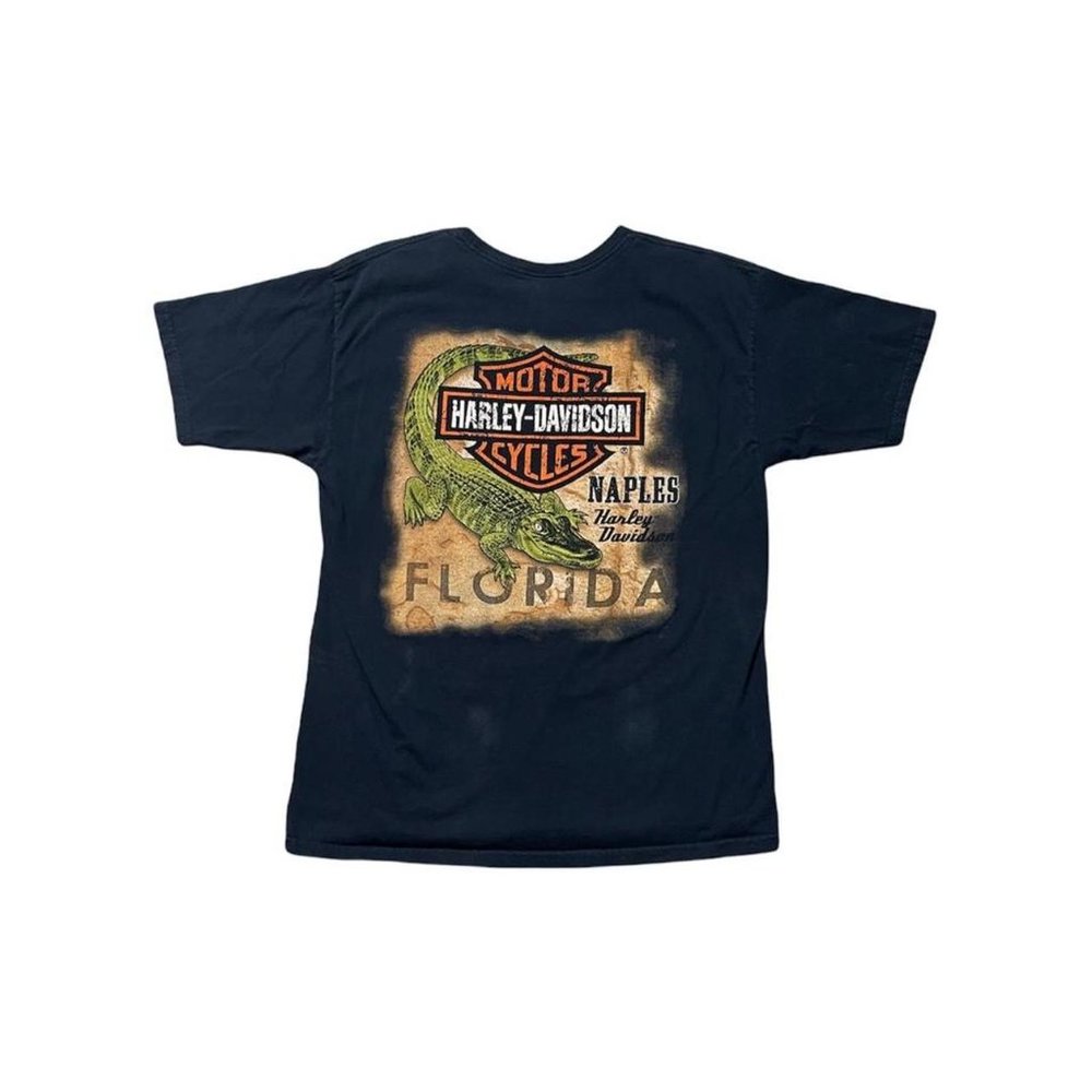 Vintage Harley Davidson Motorcycles Alligator T-Shirt